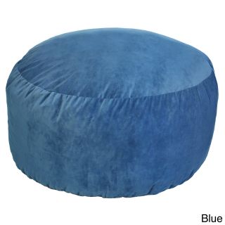Gold Medal Comfort Cloud 4 foot Foam Bean Bag Blue Size Jumbo