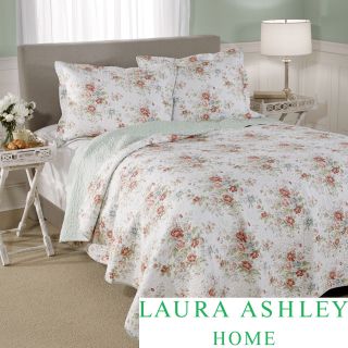 Laura Ashley Arundel Cotton 3 piece Quilt Set