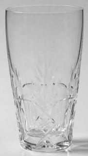 Royal Leerdam   Netherland Carola Flat Juice Glass   Cut,Fan,Crosses