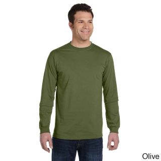 Econscious Mens Organic Cotton Classic Long Sleeve T shirt Green Size XXL