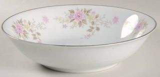 Halsey Anniversary 9 Round Vegetable Bowl, Fine China Dinnerware   Lavender,Yel