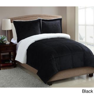 Micro Mink Sherpa 3 piece Comforter Set