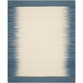 Safavieh Hand knotted Kilim Beige/ Light Blue Wool Rug (8 X 10)