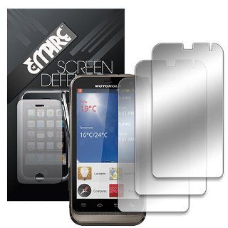 3 Pack Mirror Screen Protector for Motorola Defy XT XT556 XT557 XT557D Cell Phones & Accessories
