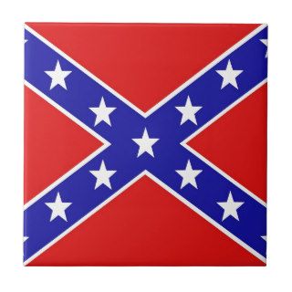 Confederate flag ceramic tiles