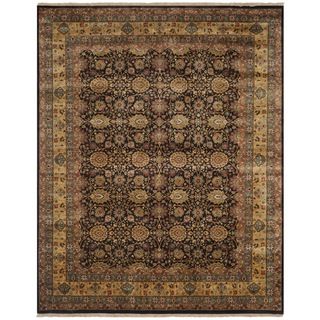 Safavieh Hand knotted Ganges River Brown/ Gold Wool Rug (8 X 10)