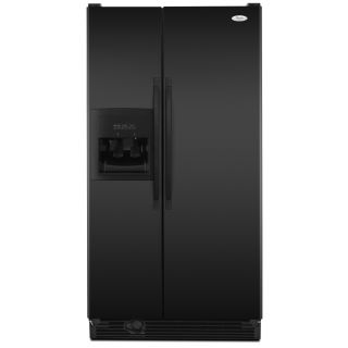 Whirlpool 21.7 cu ft Side by Side Refrigerator (Black) ENERGY STAR