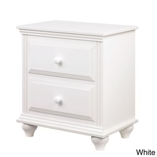 Lang Furniture Nightstand With 2 Drawers White Size 2 drawer
