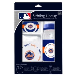 MLB New York Mets 3Pc Baby Gift Set   3M+