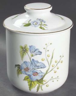 Spode Stafford Flowers (Bone) Medium Canister Oven To Table, Fine China Dinnerwa