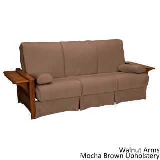 Epicfurnishings Bellevue Perfect Sit   Sleep Transitional style Pillow Top Full size Futon Sofa Brown Size Full