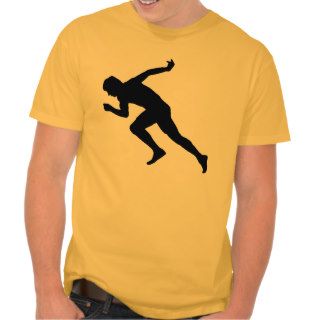 Yellow Orange Running T Shirt