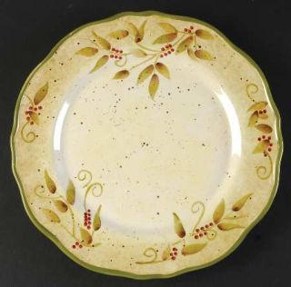 Oneida Mattina Baroque Dinner Plate, Fine China Dinnerware   Berries, Rooster, S