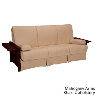 Epicfurnishings Bellevue Perfect Sit   Sleep Transitional style Pillow Top Full size Futon Sofa Khaki Size Full