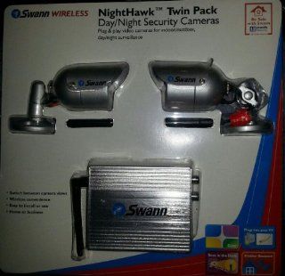 Swann Nighthawk Twin Pack 2 Cameras & Receiver  Surveillance Camera Lenses  Camera & Photo