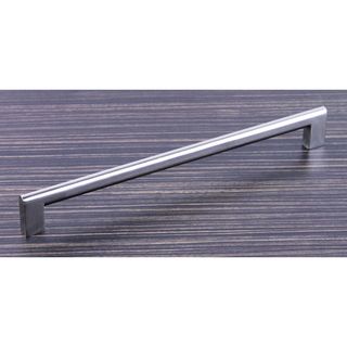 Contemporary 10.625 inch Key Shape Stainless Steel Finish Cabinet Bar Pull Handles (set Of 10)