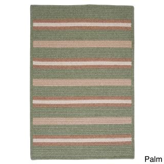 Colonial Mills Sterling Braided Area Rug (8 X 10) Green Size 8 x 10