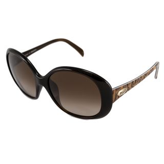 Emilio Pucci Womens Ep695s Brown Rectangular Sunglasses