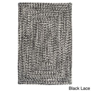 Colonial Mills Oceans Edge Braided Outdoor Rug (8 X 10) Black Size 8 x 10