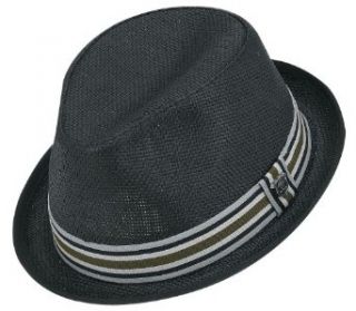 Peter Grimm Men's Cardiff Flip Up Fedora, Black, One Size at  Mens Clothing store