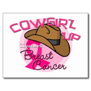 Cowgirl Up Against Breast Cancer Postcards