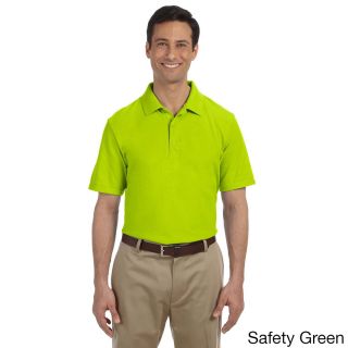 Gildan Mens Dry Blend Pique Sport Shirt Green Size XXL