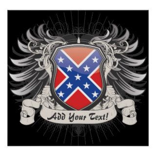 Confederate Battle Crest Print