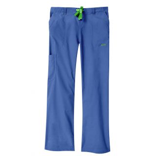 Iguanamed Iguanamed Womens Azure Blue Legend Cargo Scrubs Pant Blue Size XS