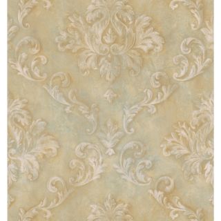 Brewster Wallcovering Large Scale Damask Wallpaper