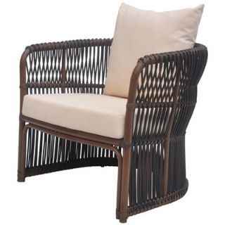 David Francis Furniture Tahiti Deep Seating Chair with Cushions