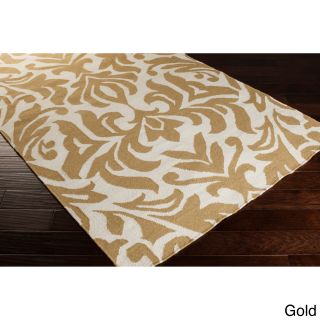 Hand woven Market Place Contemporary Damask Rug (5 X 8)