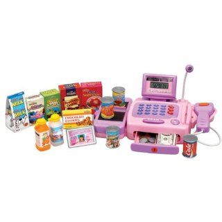 Electronic Pink Cash Register Toys & Games