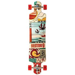 Sector 9 Paradiso Artist Longboard Complete Red