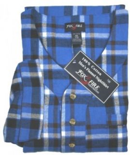 FOXFIRE Flannel Night Shirt #1096 Assorted Plaids, 5X/6X at  Mens Clothing store Apparel Accessories