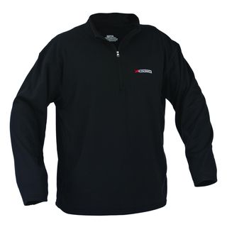 X system Mens Black Midweight Fleece Pull over