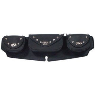 Bkrider Studded 3 Pocket Fairing Pouch 22 Long for Harley (07307) Automotive