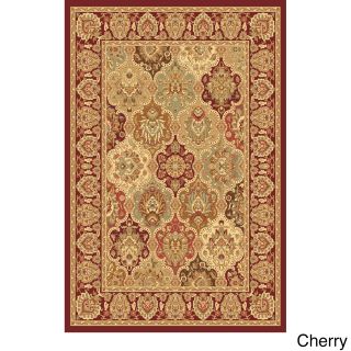 Rugs America Corp New Vision Panel Area Rug (710 X 1010) Red Size 8 x 10