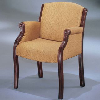 DMi Governors Engraved Executive Guest Chair 6855  Fabric Soft Gold