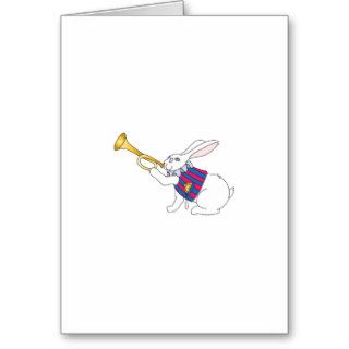 White Rabbit and Trumpet Cards