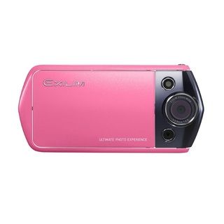 Casio Exilim EX TR10 12.1MP Pink Digital Camera Casio Point & Shoot Cameras
