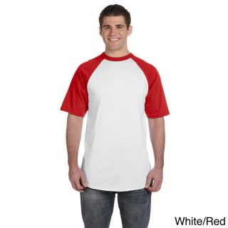 Augusta Sportswear Augusta Sportswear Mens 50/50 Short Sleeve Raglan T shirt Multi Size XXL