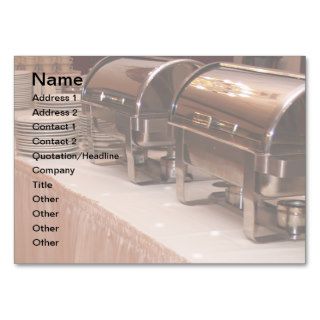 buffet table business cards