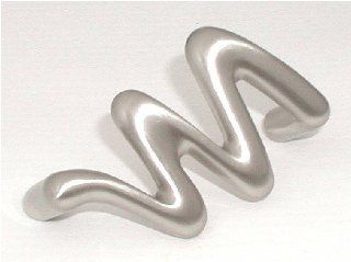 Top Knobs M564 Nouveau II Squiggle Pull Nickel   Cabinet And Furniture Knobs  
