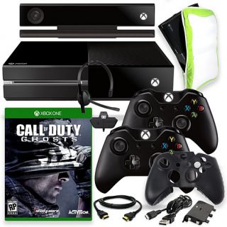 Xbox One 500GB Console with "Call of Duty Ghosts" Game, 2 Controllers, Play &a