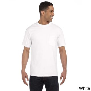 Comfort Colors 6.1 ounce Garment dyed Pocket T shirt White Size S