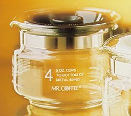 Mr. Coffee 4 Cup Replacement Decanter   Black —