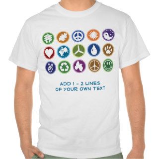 Peace / Eco Symbols T Shirt