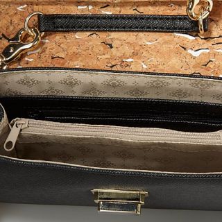 Carol Brodie Accessorize Your Life Cork and Black Crossbody