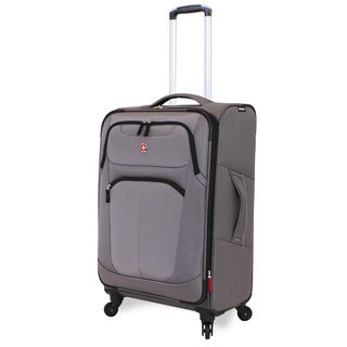 Wenger Neolite Plus Grey 24 inch Medium Spinner Upright Suitcase