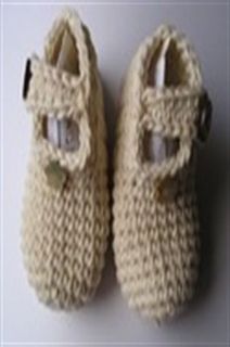 daisy shoes   crochet cotton baby shoes by bamboo baby